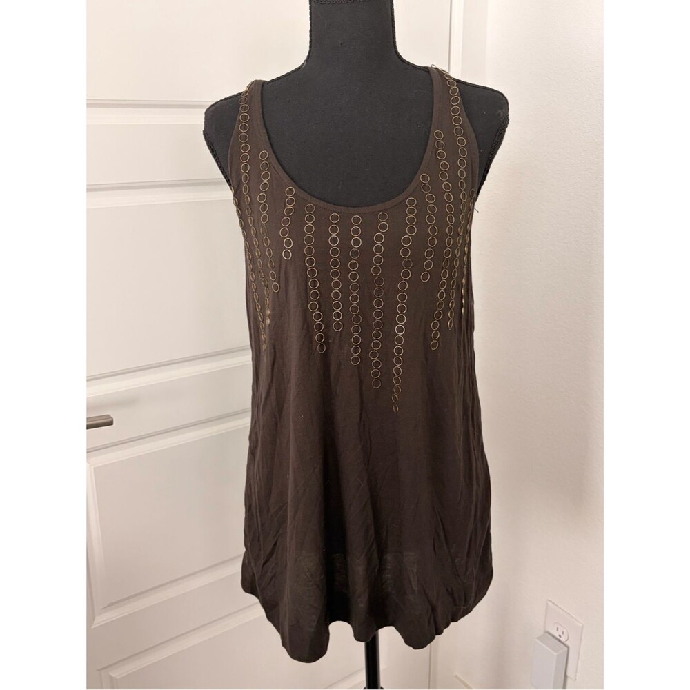 Banana Republic Brown Sleeveless Tank Top